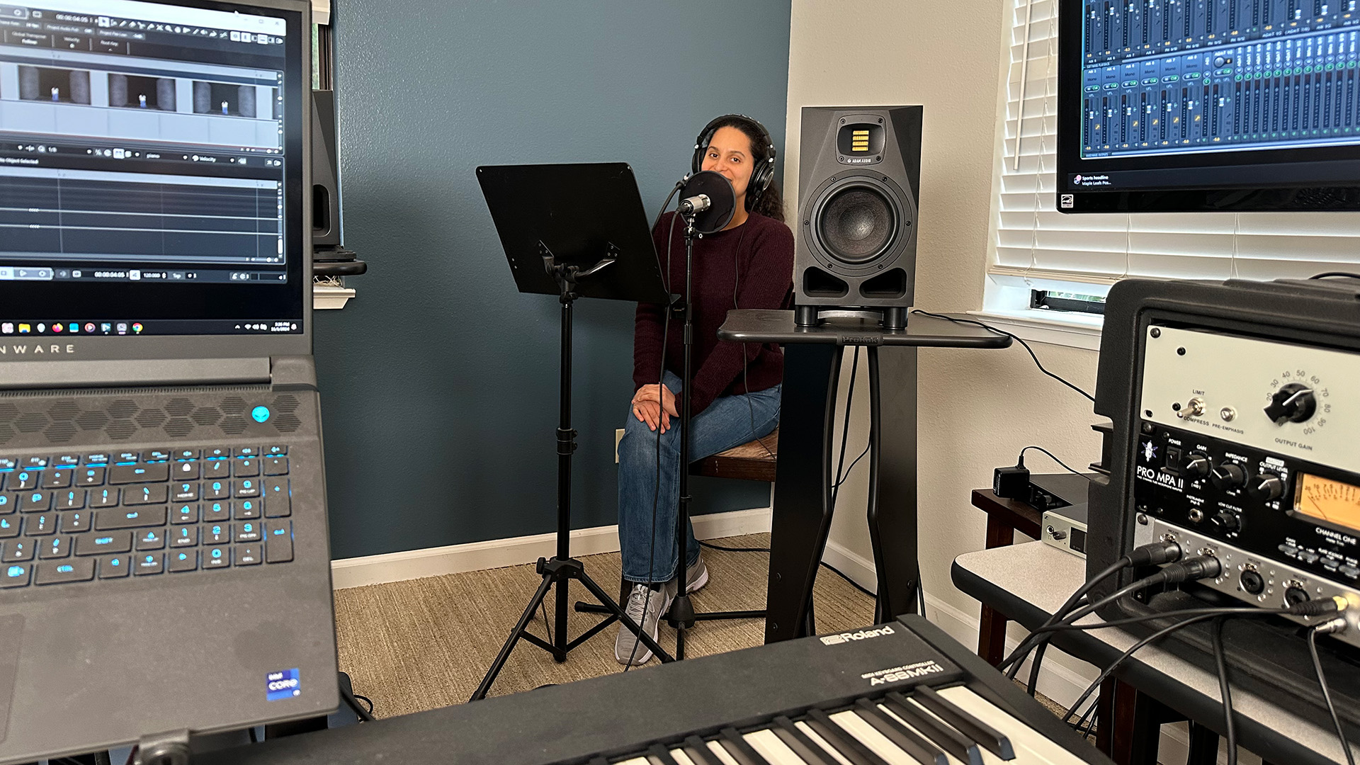 Ember Ray In Audio Studio
